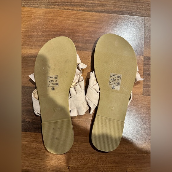 Woman’s Lola sandals. Sand color. Worn once inside. Size 8. Super lightweight. - Picture 2 of 4